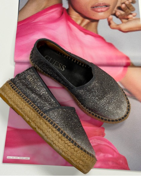 Espadrilky dámské Guess černé s melírem